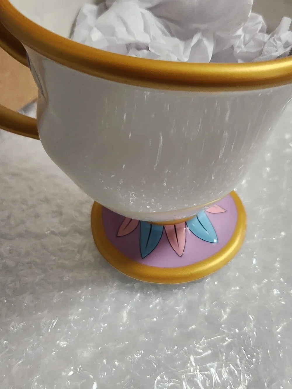 Disney Store Chip Tea Cup Beauty And The Beast Coffee Mug Tea Cup